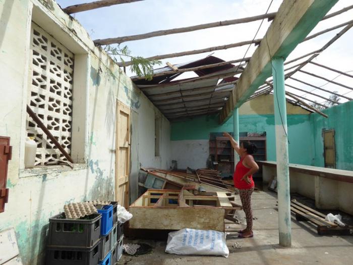 Destroços na província de Las Tunas.