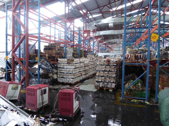 Desta forma ficou um armazém de abastecimento ao turismo em Caibarién, Villa Clara.