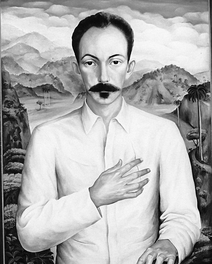 Jorge Arche, oleo 1943. Coleção Museu Nacional das Belas Artes Yo sé de un pintor gigante. Album de fotos de José Martí.