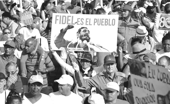 Fidel na alma do povo.