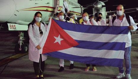 As brigadas médicas cubanas colaboraram em várias ilhas do Caribe, como quando a Covid-19 foi enfrentada. 